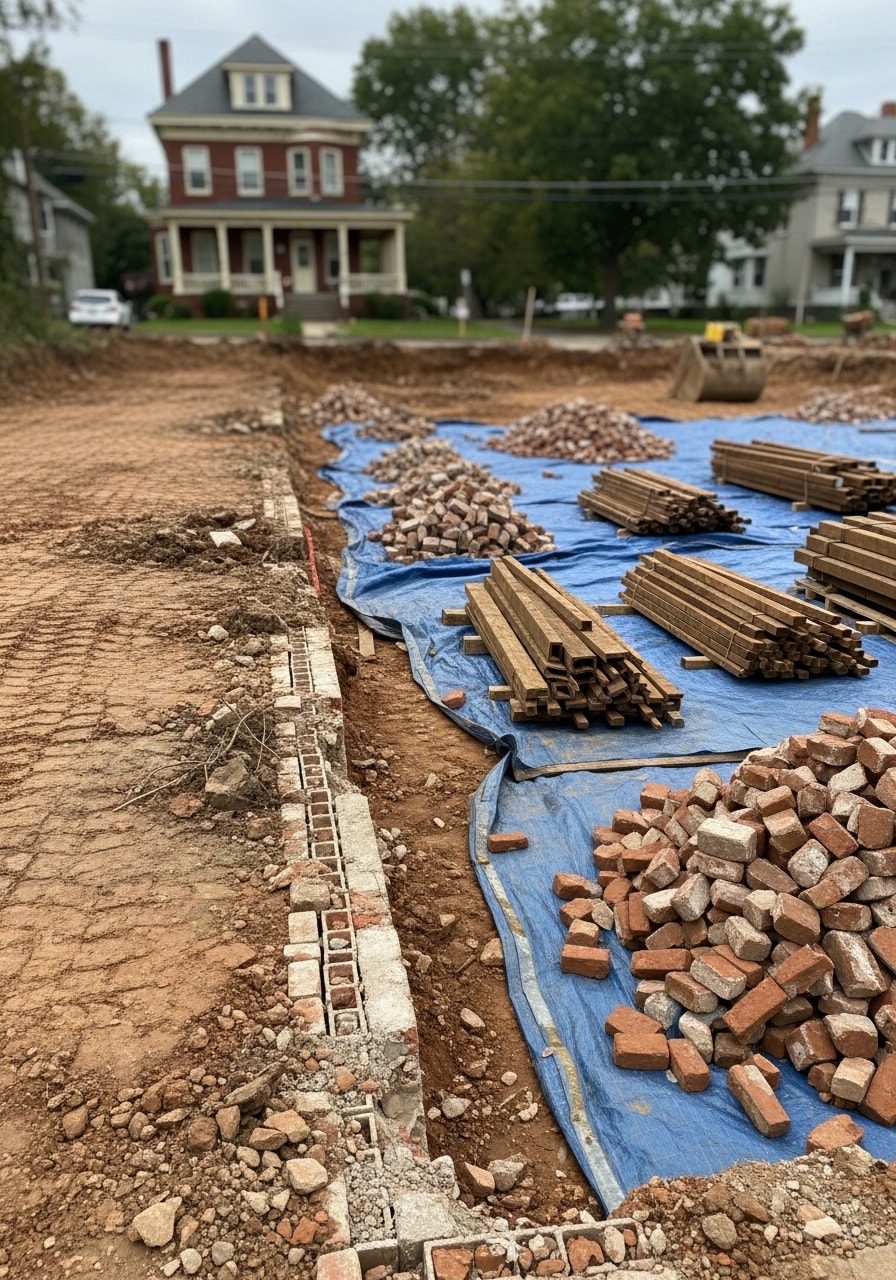 A skilled tradesperson performing quality work on a Florence-area property with professional tools and setup.